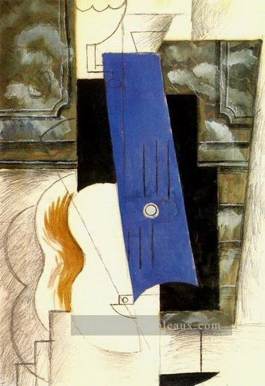 Bec a gaz et guitare 1912 cubisme Pablo Picasso Peintures à l'huile
